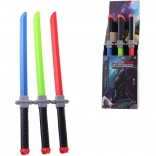 Svetiaci ninja meč s batériami v displej boxe