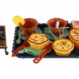 Detská čajová sada s plastovým podnosom