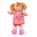 Látková bábika Bigjigs Toys Jenny 28 cm