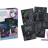 Nebulous Stars Maľovanie a Škrabanie Jednorožca