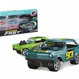 Sada 8 kovových autíčok 7,5 cm