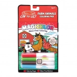 Melissa & Doug Magicolor omaľovánky na cesty – farma