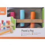 Drevená zatĺkačka pre deti 24m+