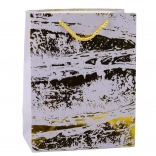 Elegantná darčeková taška so zlatým zdobením 23 x 18 x 10 cm