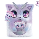 huňatý denníček NEBULOUS STARS Astria A5 so zámkom