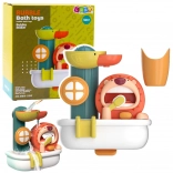 Kúpacia hračka s výrobníkom peny lev a kačička