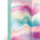 Týždenný magnetický diár 2024 batika, 11 × 16 cm