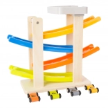 Klip klap dráha so 4 autíčkami