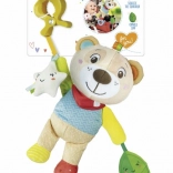 Plyšový medvedík s klipom Clementoni Baby