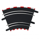 Klopené zatáčky 1/45 pre autodráhy Carrera GO!!!, GO!!! Plus a Digital 143 (4 ks)