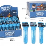 Bublifuk v tvare policajného auta 14 cm