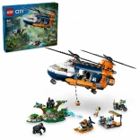 LEGO City helikoptéra prieskumníkov džungle – základňa
