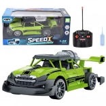 RC auto 1:20 so svetlami a dymovým efektom – zelené