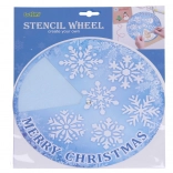 Vianočná šablóna na sneh – bicykel 31,2 × 25,5 cm