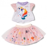 tutu šatičky s jednorožcom pre bábiky 43 cm BABY born