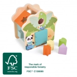 Drevená vkladačka Priatelia z džungle SMALL FOOT