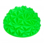 Zelená masážna balančná polguľa s diamantovým vzorom