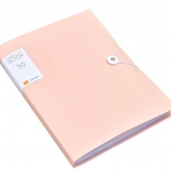 Plastová zložka na gumičku Ružová A4