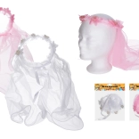 Karnevalová čelenka so závojom