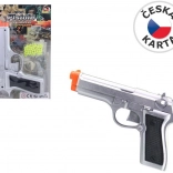 Plastová pištoľ na guličky 21 cm