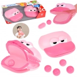 Športová sada - Plameniak Katapult so 4 loptičkami