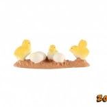 Dekorácia Veľkonočné kuriatka a vajíčka