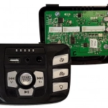 Panel hudby pre vozidlo na akumulátor