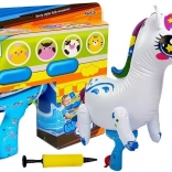 Veľká nafukovacia vodná pištoľ Jednorožec