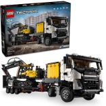 Lego Technic Volvo FMX nákladné vozidlo a EC230 Electric rýpadlo