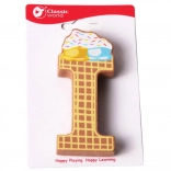 Drevené písmeno I Classic World