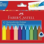 Trojhranné voskovky 12 ks FABER-CASTELL