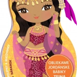 Obliekame jordánske bábiky Zeina – omaľovánky a samolepky