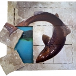 Just Jigsaws Losos a jeho životný cyklus - drevené vrstvené puzzle