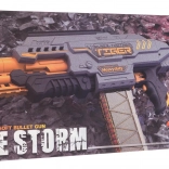 Poloautomatická pištoľ BLAZE STORM na penové náboje – sivá