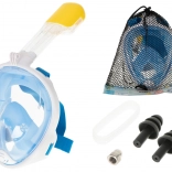 Plnotvárová šnorchlovacia maska L/XL modrá