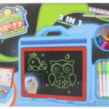 Kresliaca a magnetická tabuľa 2 v 1 so svietiacim perom