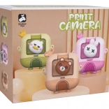 Detský fotoaparát s okamžitou termálnou tlačou Medvedík
