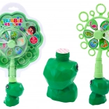 Bublifuk s veterníčkom dinosaurus so zelenou miskou