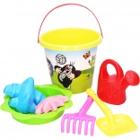 Súprava na piesok Krtko – veľké žlté vedro 3,5 l