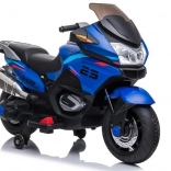 Detská akumulátorová motorka Modrá