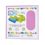 Stavebná podložka 50 × 50 bodov ružová