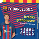 Voskové pastelky FC BARCELONA ASTRA, 12 ks