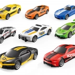 Sada 4 ks Závodných Autíčok na Spätné Natiahnutie 7 cm