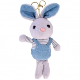 rozkošný plyšový zajačik na kľúče v trakoch