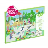 Djeco nálepkové tvorenie hudobníci