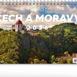 Stolový kalendár Krásy Čiech a Moravy 2026