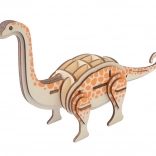 Woodcraft drevené 3D puzzle brontosaurus