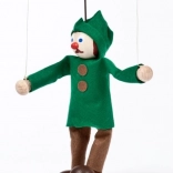 Gerlich drevená bábka poľovník Miloš 12 cm