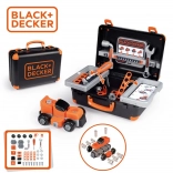 Smoby Black & Decker Kufrík s náradím a autom na stavbu