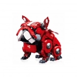 Sluban mechanický buldoček červený